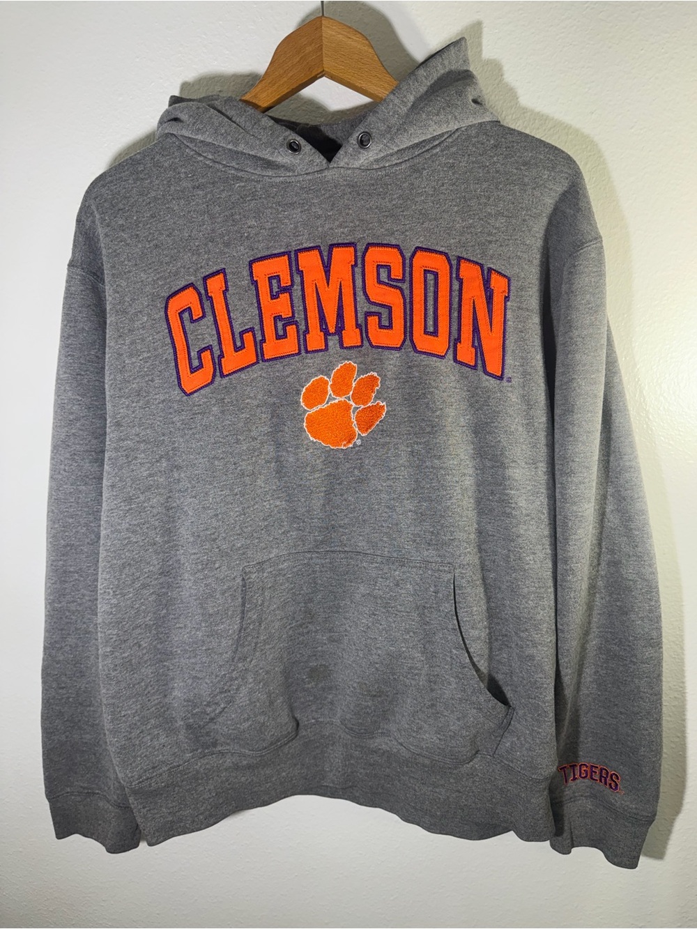 Clemson University Hoodie with Orange Logo